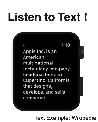 listen to text rather than make it bigger.