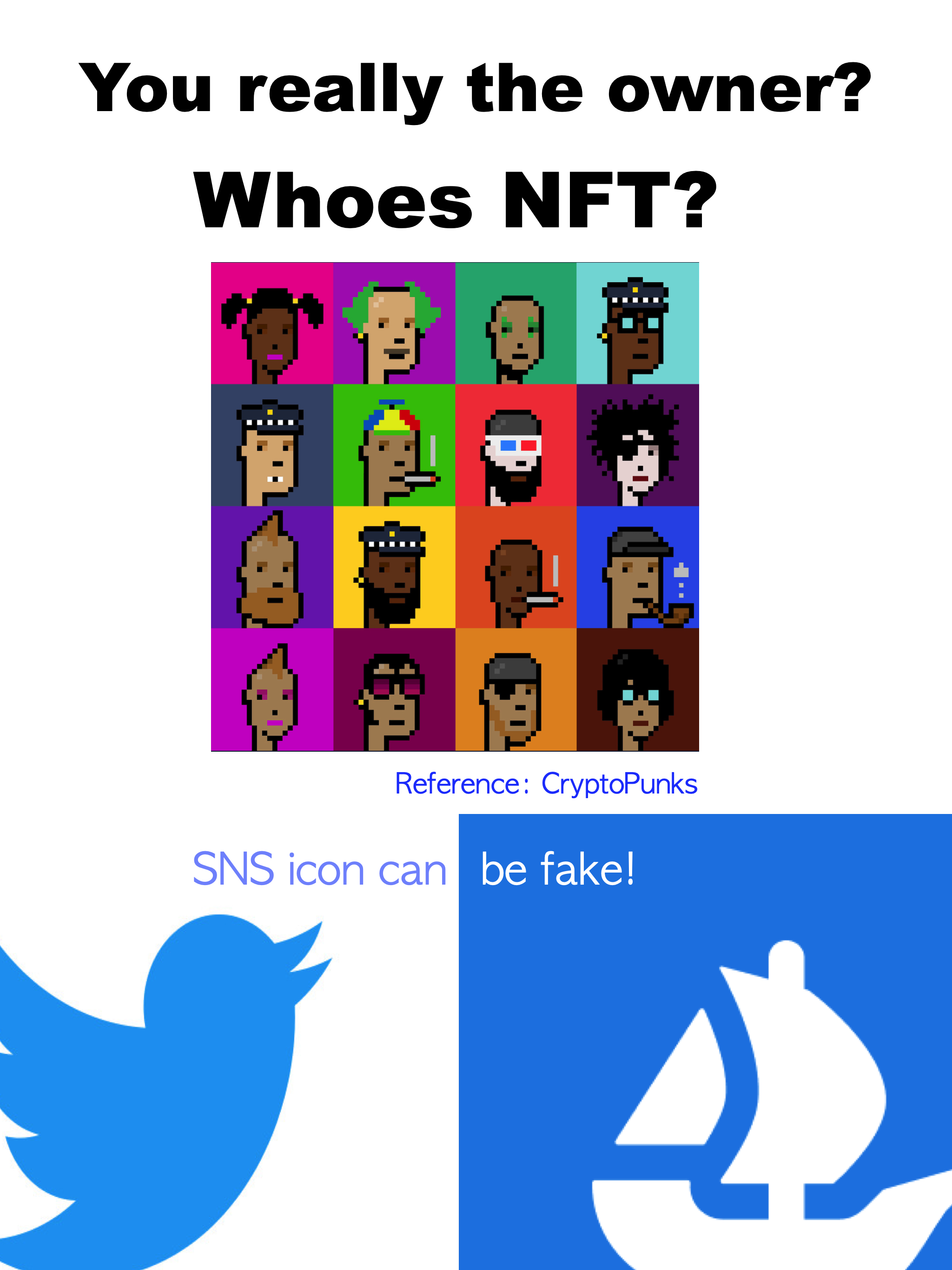 You really the owner? Whoes NFT? SNS icon can be fake. Reference CryptoPunks