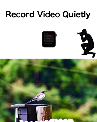 Record video quietly and silently!