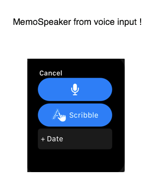 take note from voice input