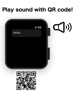 Play sound with QR code!