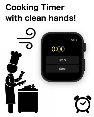 Cooking Timer with clean hands!
