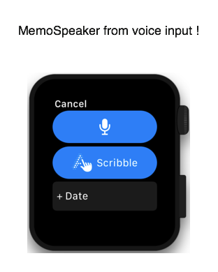 take note from voice input